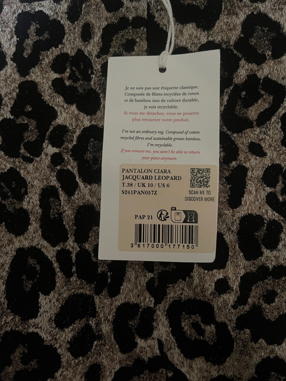 A26 Sezane Ciara Trousers - Picture 11 of 11